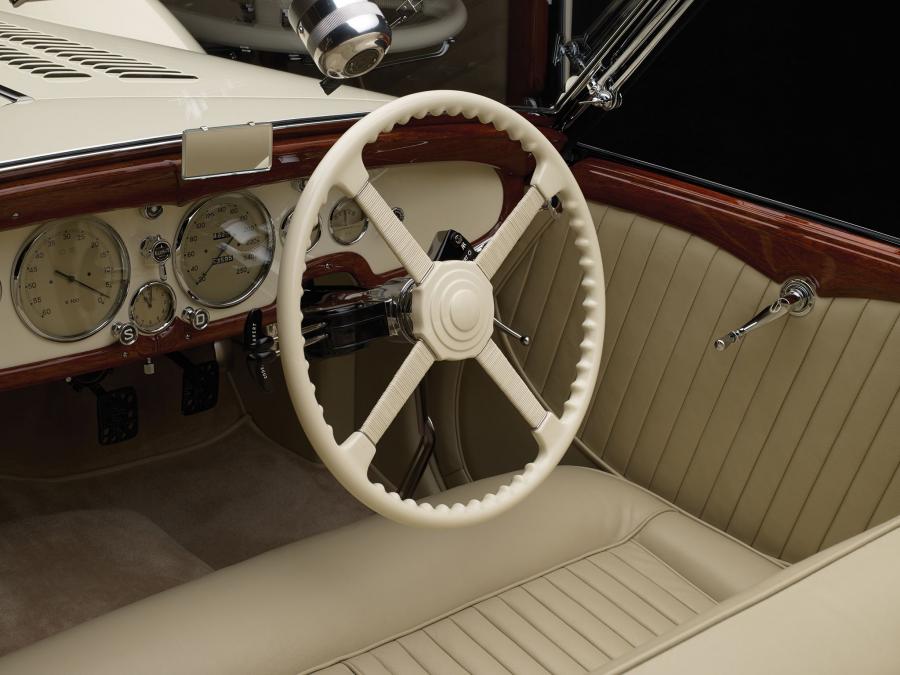 Интерьер Talbot-Lago T150C Cabriolet by Figoni & Falaschi 1936 года  (фото 9 из 19)